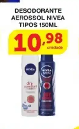 Desodorante Aerossol Nivea tipos 150ml