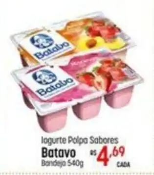Muffato Iogurte Polpa sabores Batavo 540g oferta