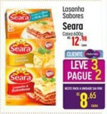 Muffato Lasanha Sabores Seara 600g oferta