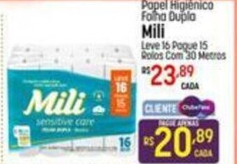 Muffato Papel Higiénico Folha Dupla Mili oferta
