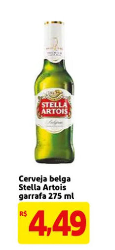Mercado Extra Cerveja Belga Stella Artois garrafa 275ml oferta