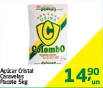 Tenda Atacado Acucar Cristal Caravelas pacote 5kg oferta