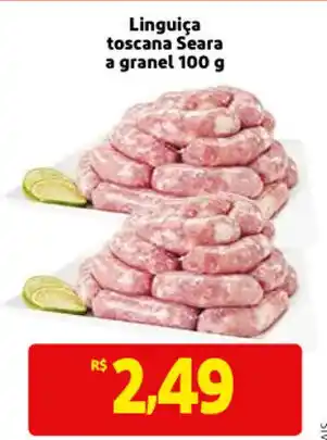 Mercado Extra Linguica toscana Seara a granel 1kg oferta