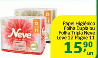 Tenda Atacado Papel Higiénico Folha Dupla ou Folha Tripla Neve Leve 12 Pague 11 oferta
