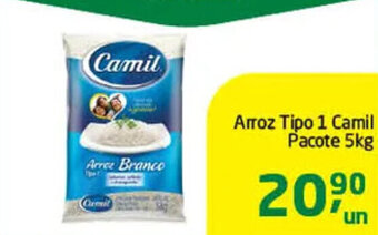 Tenda Atacado Arroz tipo 1 Camil pacote 5kg oferta
