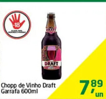 Tenda Atacado Chopp de Vinho Draft garrafa 600ml oferta
