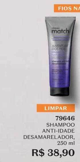 O Boticário Shampoo anti-idade desamarelador 79646 oferta