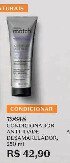 O Boticário Condicionador anti-idade desamarelador 79648 oferta