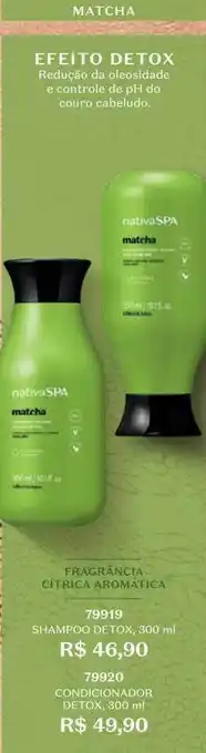 O Boticário Shampoo de tox 79919 oferta