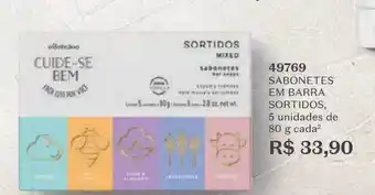 O Boticário Sabonetes em barra sortidos 5 49769 oferta