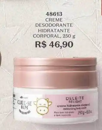 O Boticário Creme desodorante hidratante corporal 48613 oferta