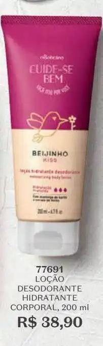 O Boticário Loção desodorante hidratante corporal 77691 oferta