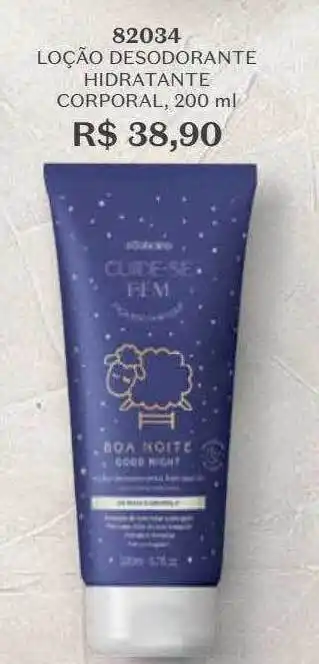 O Boticário Loção desodorante hidratante corporal 82034 oferta