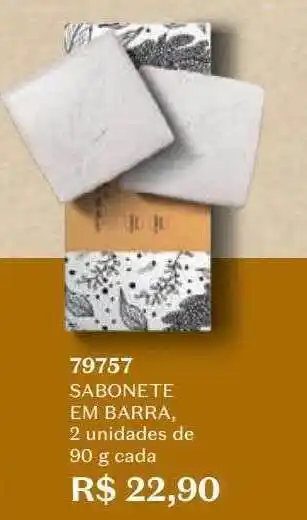 O Boticário Sabonete em barra 79757 oferta