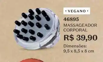 O Boticário Massageador corporal vegano 46895 oferta
