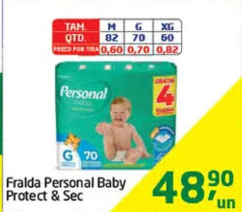 Tenda Atacado Fralda Personal Baby Protect & Sec oferta