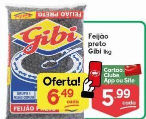 Feijão preto gibi kg