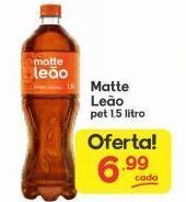 Supermercados Princesa Matte leão 1,5lt oferta