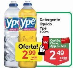 Supermercados Princesa Detergente líquido ypê 500ml oferta