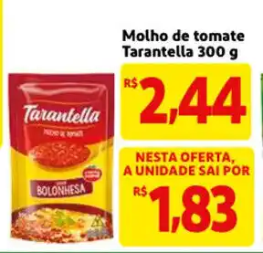 Mercado Extra Molho de Tomate Tarantella 300g oferta