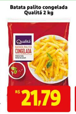 Mercado Extra Batata palito congelada Qualita 2kg oferta