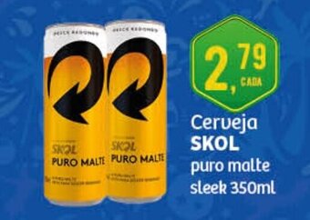 Cometa Supermercados Cerveja Skol puro malte sleek 350ml oferta
