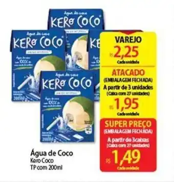 Atacadão Agua de Coco 200ml oferta