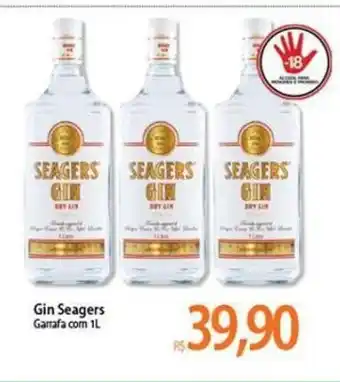 Atacadão Gin Seagers 1L oferta