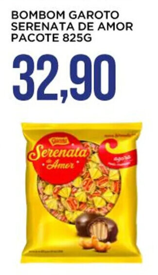 Apoio Mineiro Bombom Garoto Serenata de Amor 825g oferta