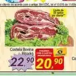 Amarelinha supermercados Costela bovina oferta