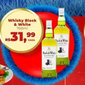 Supermercados Mateus Whisky black and white oferta