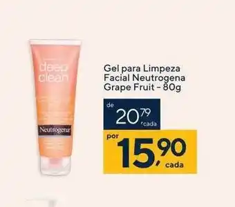 Drogaria Coop Gel para limpeza facial neutrogena grape fruit - 80 g oferta