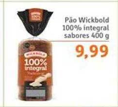 Sonda Pão wickbold 100% integral sabores oferta