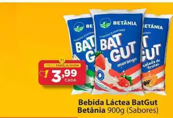 Super Show Bebida láctea batgut betânia sabores oferta