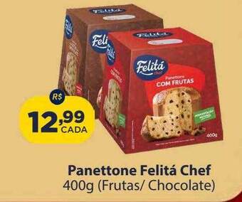 Super Show Panettone felitá chef frutas-chocolate oferta