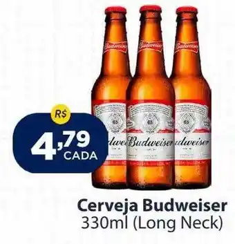 Super Show Cerveja budweiser long neck oferta