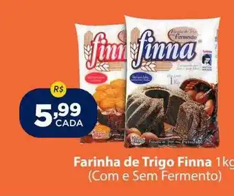 Farinha de trigo finna com e sem fermento