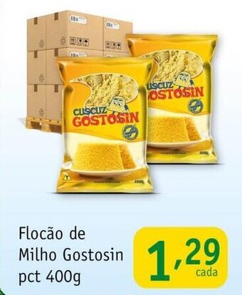 Nordestão Flocao de Milho Gostosin pct 400g oferta
