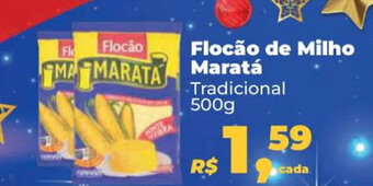 Supermercados Mateus Flocao de Milho Marata 500g oferta