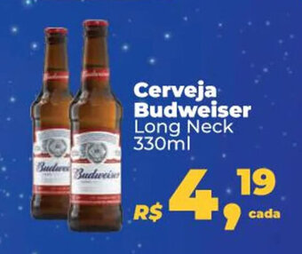 Supermercados Mateus Cerveja Budweiser 330ml oferta