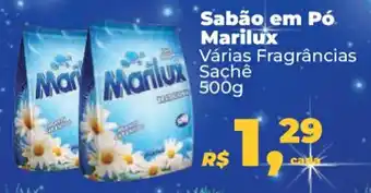 Supermercados Mateus Sabao em po Marilux 500g oferta