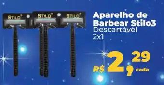 Aparelho de Barbear Stilo3 2x1