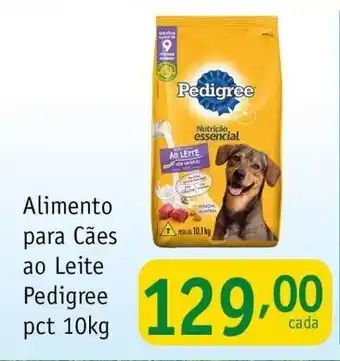 Nordestão Alimento para caes ao Leite Pedigree pct 10kg oferta