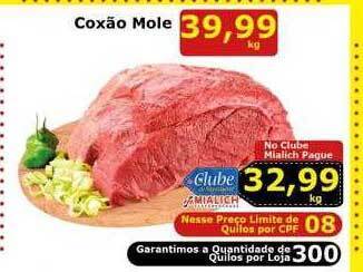 Mialich Supermercados Coxão mole oferta