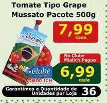Mialich Supermercados Tomate tipo grape mussato pacote oferta