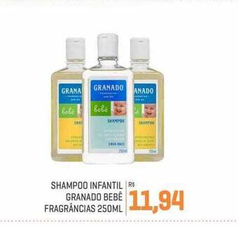 Cidade Supermercados Shampoo infantil granado bebê fragrâncias oferta