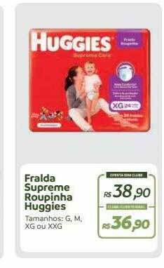 Hiperideal Supermercados Fralda supreme roupinha huggies oferta