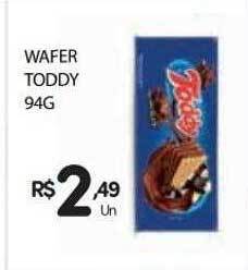 Supermercado Vitorino Wafer toddy oferta