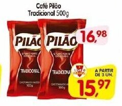 Cercadão Cafe Pilao Tradicional 500g oferta
