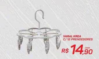 GBarbosa Varal krea c- 12 prendedores oferta